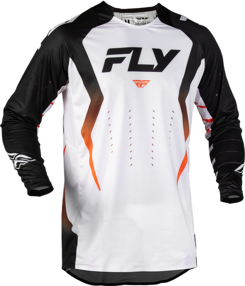 EVOLUTION  DST BOLT JERSEY WHITE/BLACK/ORANGE SM