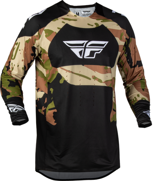 EVOLUTION  DST HUNT JERSEY BLACK/CAMO LG