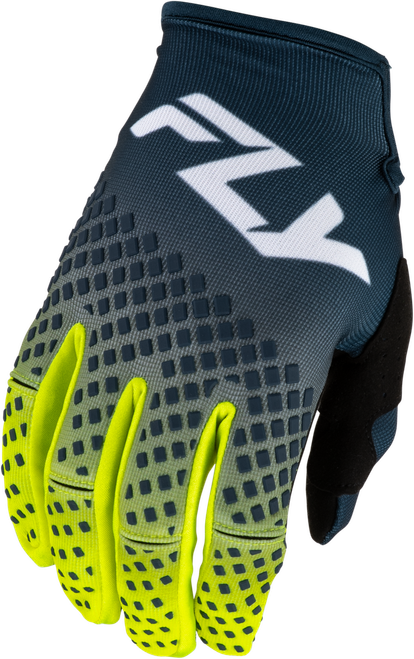 YOUTH KINETIC FADE GLOVES NAVY/HI-VIS/WHITE YM