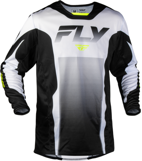 KINETIC FADE JERSEY WHITE/BLACK/HI-VIS 2X
