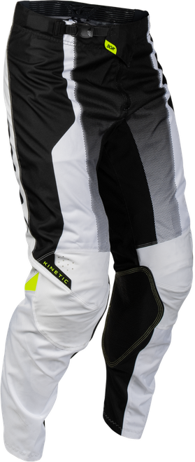 KINETIC FADE PANTS WHITE/BLACK/HI-VIS SZ 40