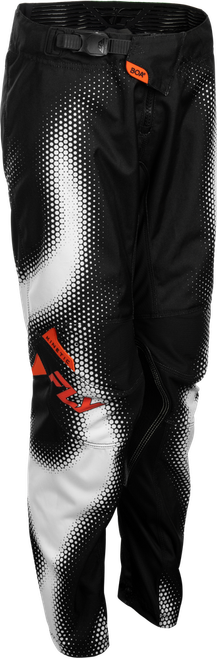 YOUTH KINETIC TORCH PANTS BLACK/WHITE/ORANGE SZ 24