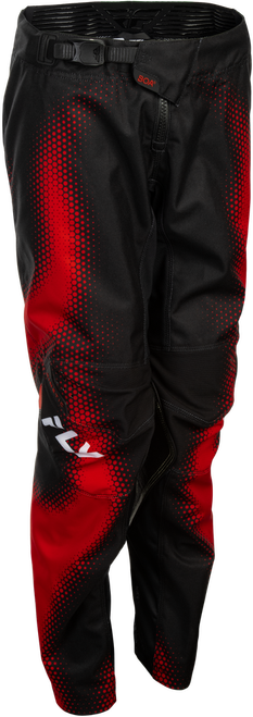 YOUTH KINETIC TORCH PANTS BLACK/RED/WHITE SZ 20
