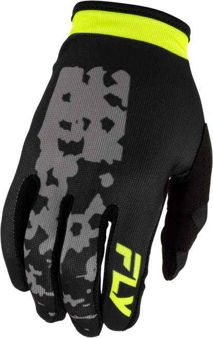 YOUTH LITE FLAKE GLOVES GREY/HI-VIS/BLACK YS