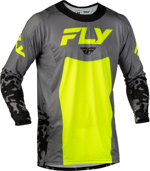 LITE FLAKE JERSEY GREY/HI-VIS/BLACK SM