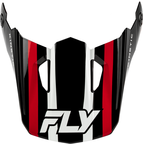 KINETIC SYNC HELMET VISOR BLACK/RED/WHITE MD/LG