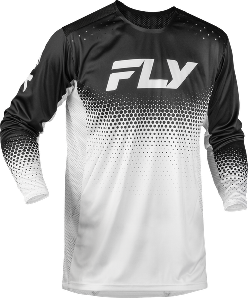 YTH RAYCE SONAR BICYCLE JERSEY WHITE/BLACK YM