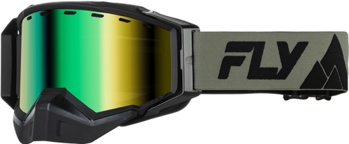 ZONE ELITE SNW GREEN W/GREEN MIRROR/AMBER LENS