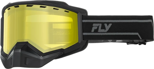 FOCUS SNOW BLACK/GREY W/YELLOW LENS