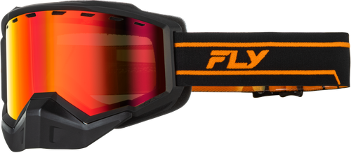 FOCUS SNOW ORANGE/BLACK W/RED MIRROR/AMBER LENS