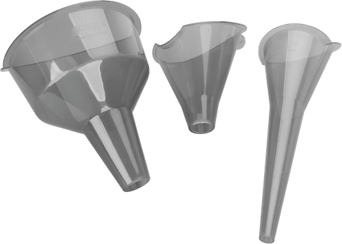3 Pc. Clear View Funnels 1/2 Pt & 1 Qt