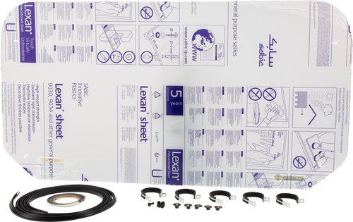 Rear Windshield Clr Kaw Mule 600 610