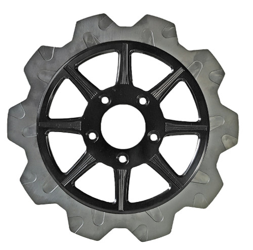 High Carbon Steel Phoenix Front Rotor Black 11.5"