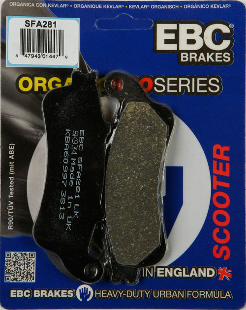 Brake Pads Sfa281 Organic