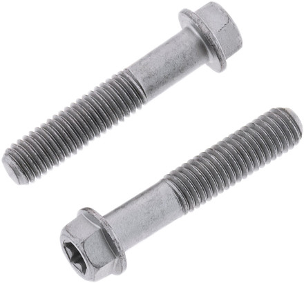 Euro Torx Flange Bolt 8x.1.25x40mm 10/pk