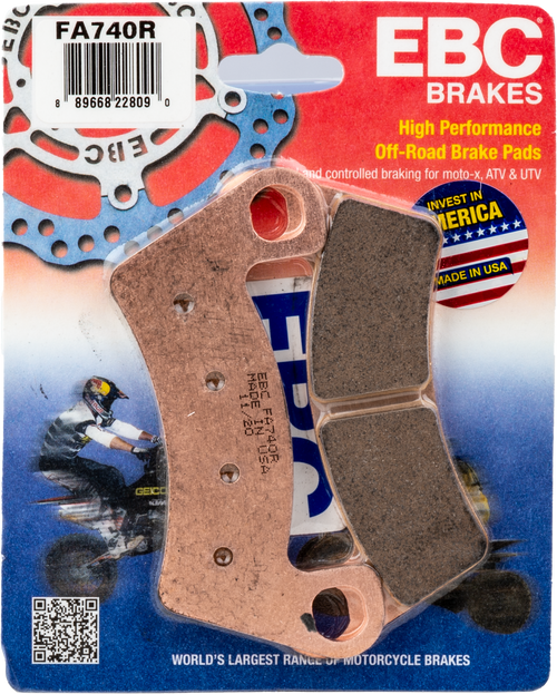 Brake Pads Fa740r Sintered R Series