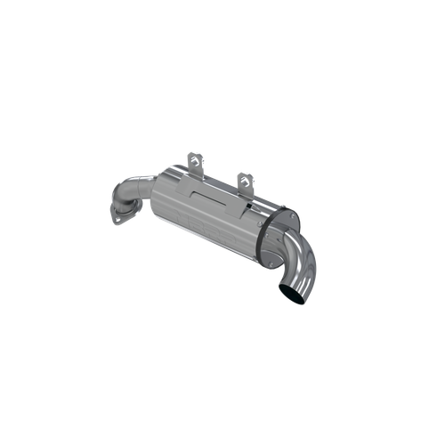 Single Slip-on System W/ 5" Performance Muffler Chrome