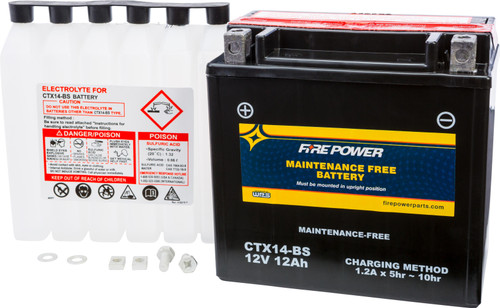 Battery Ctx14-bs Maintenance Free