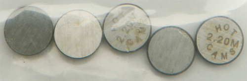 Valve Shims 7.48x2.20mm 5/pk