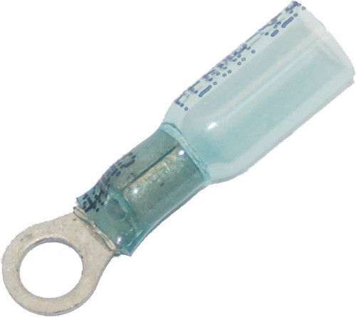 Ring Terminal Heat Sealable #10 16-14 25-pk