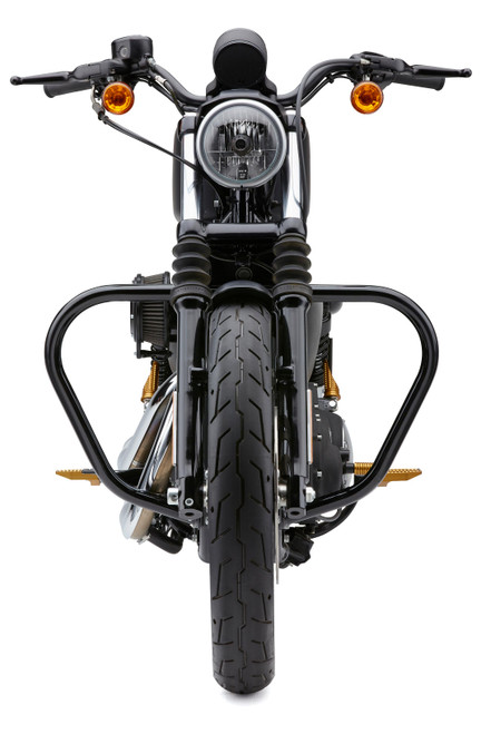 Freway Bars Vbend 1.25" Black Sportster 04-22
