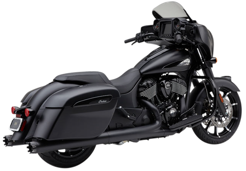 4" Nh Dual Cut Slip-ons Black Indian Gen-2 Bag