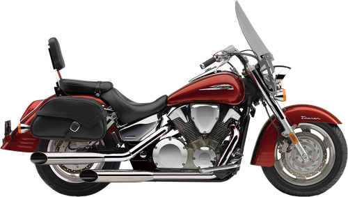 Blvd Slashcut Slip On Chrome Hon Vtx1300r/s/t 03-09