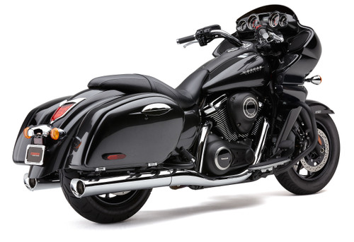 Tri-flo Slip On Chrome Kaw Voyager/vaquero