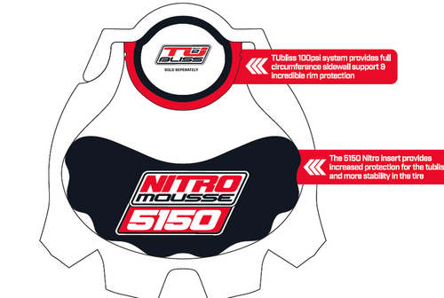 5150 Mousse 18/19"  Rear Tires 110-140 Width Platinum 18/19"