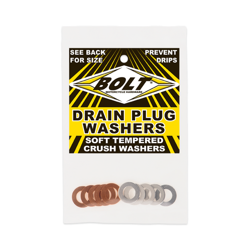 Crush Washers 10x18mm 10/pk 5 Aluminum & 5 Copper