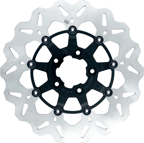 Rotor 11.5" Floating Wave Fr Black