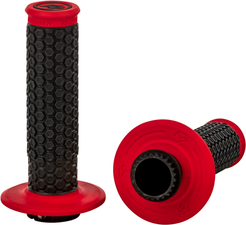 Pilot Mx Lock-on Grips Red