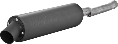Single Slip-on System W/ Utility Muffler Blk Yam
