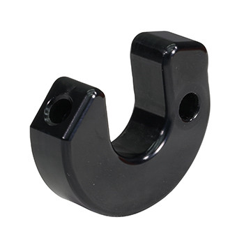 Rigg Saddlebag Plate 20mm Catch Black
