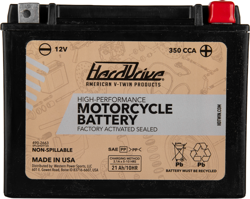 High Perform Battery Ytx24hl Cca 350