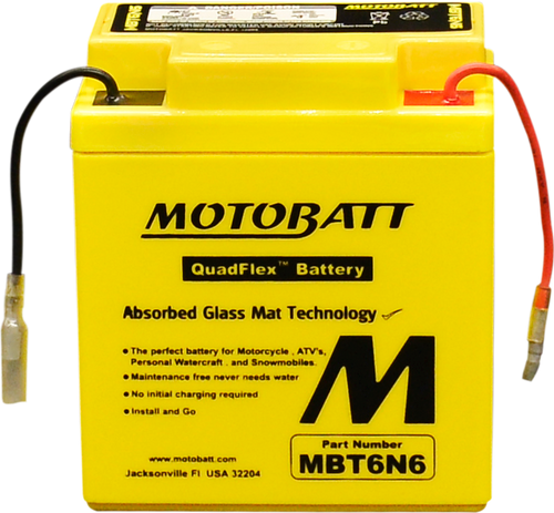 Battery Mbt6n6 Sealed Factory Activated