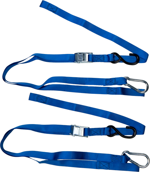 1" X 6' Tie-down Blue 2/pk