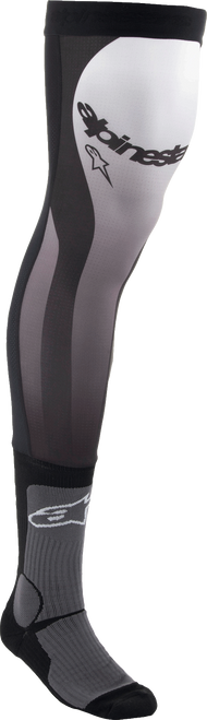 Knee Brace Socks Black/white Sm/md