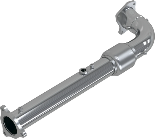 Single Slip-on 2.5" Race Pipe Chrome