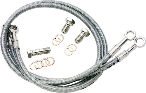 Brake Line Front Silver Suz
