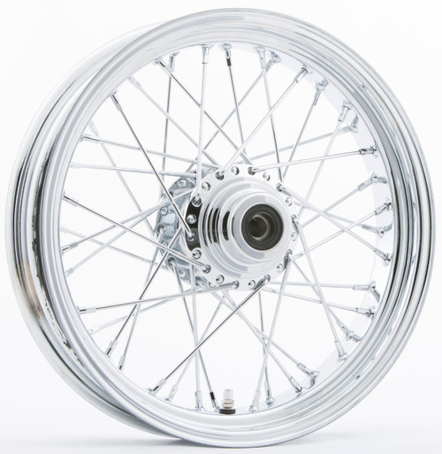 Fr 40-spk Sd Chrome 16x3.5 Flst-hub 3/4" Axl 00 Ltr