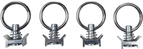 L-track Quick Release Connects 1.25" Eyelet 4/pk