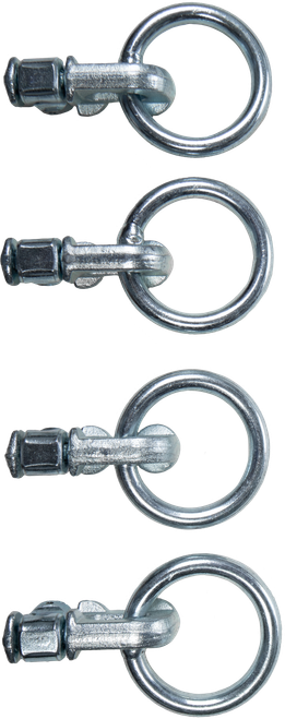 Heavy Duty L-track Connects 4/pk