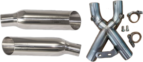 Shorty Dual Muffler Polished Busa