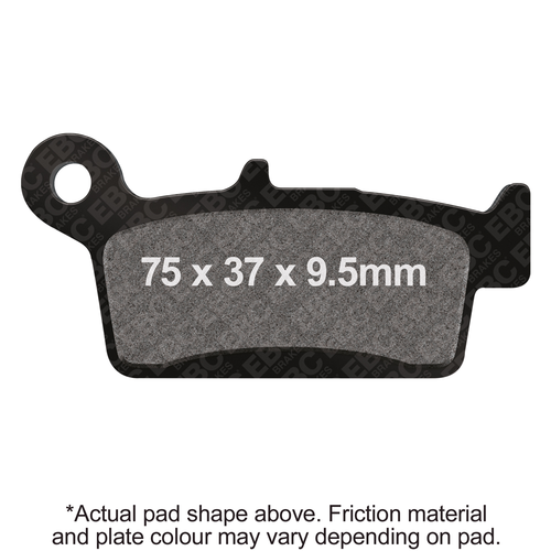 Brake Pads Sfa233 Organic