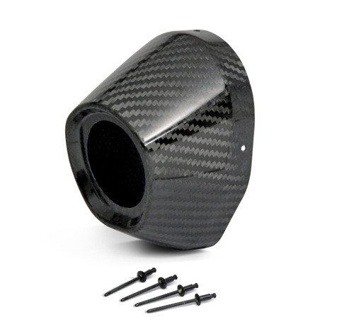 Carbon End Cap 3.5" Hole 1 3/4 Ti5/ti6 Cap/rivets