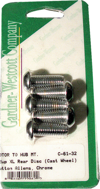 Rear Brake Rotor Allen Bolts 92-up Big Twin Cast Wheel
