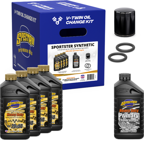 V-twin Full Oil Service Kit Xl Synthetic