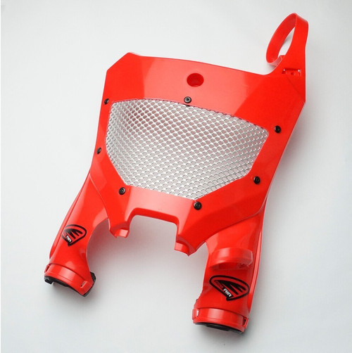 Vented Stadium Number Plate Red