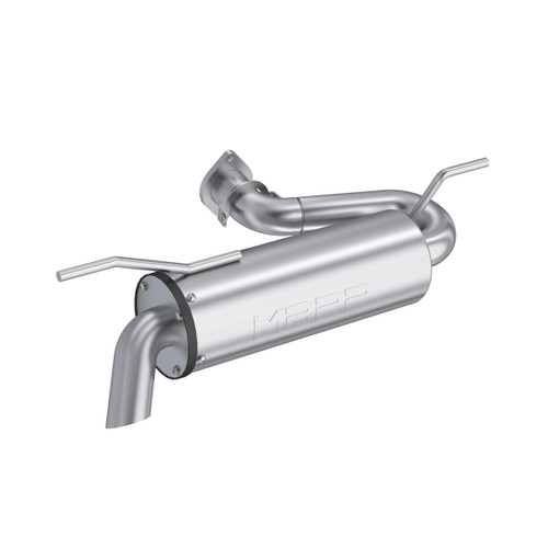 Single Slip-on System W/ 5" Performance Muffler Chrome